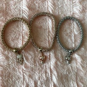 Elastic Bracelets Skulls